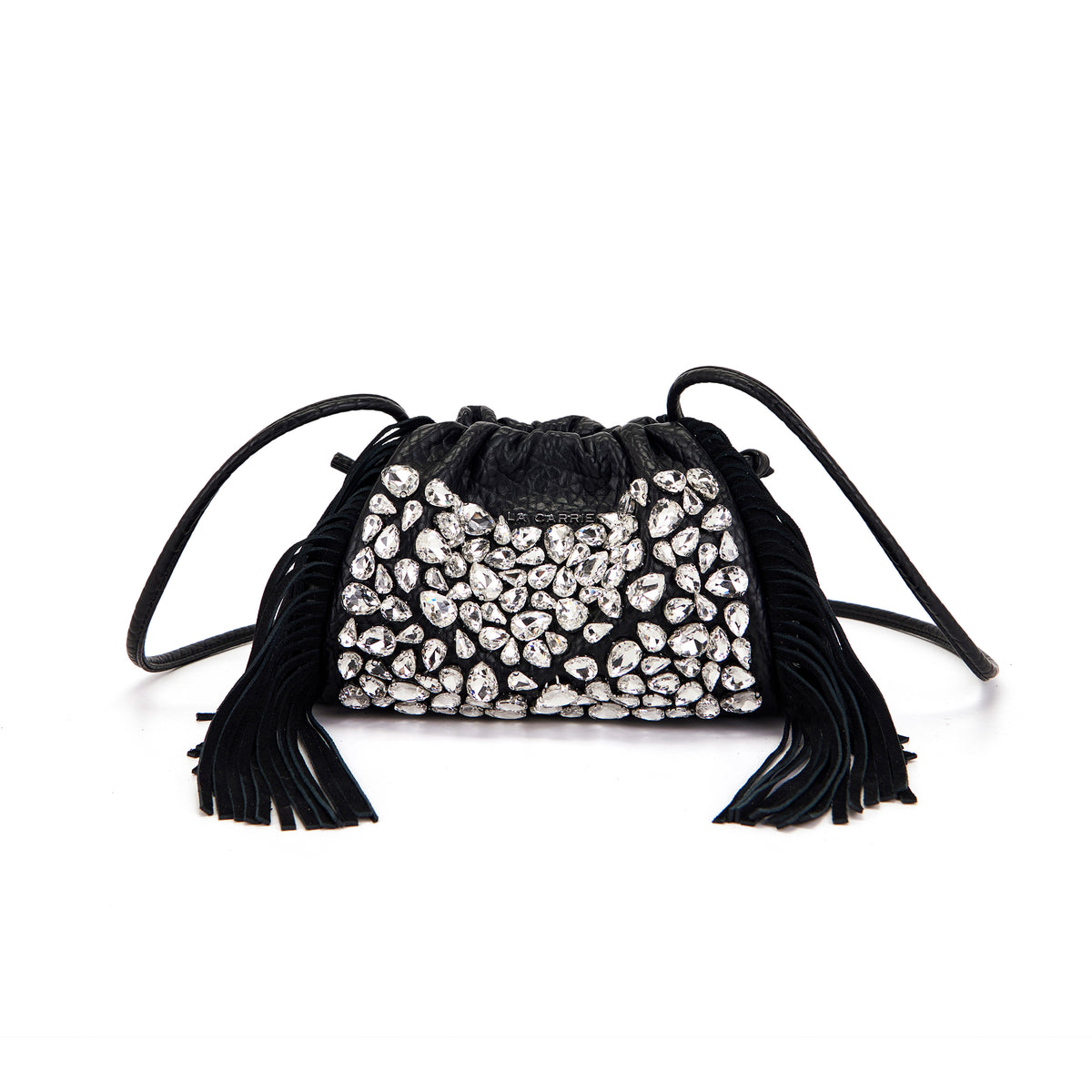 La Carrie borsa a tracolla in ecopelle "Capsule" Nero 162C-LS-723-PUB.BLACK