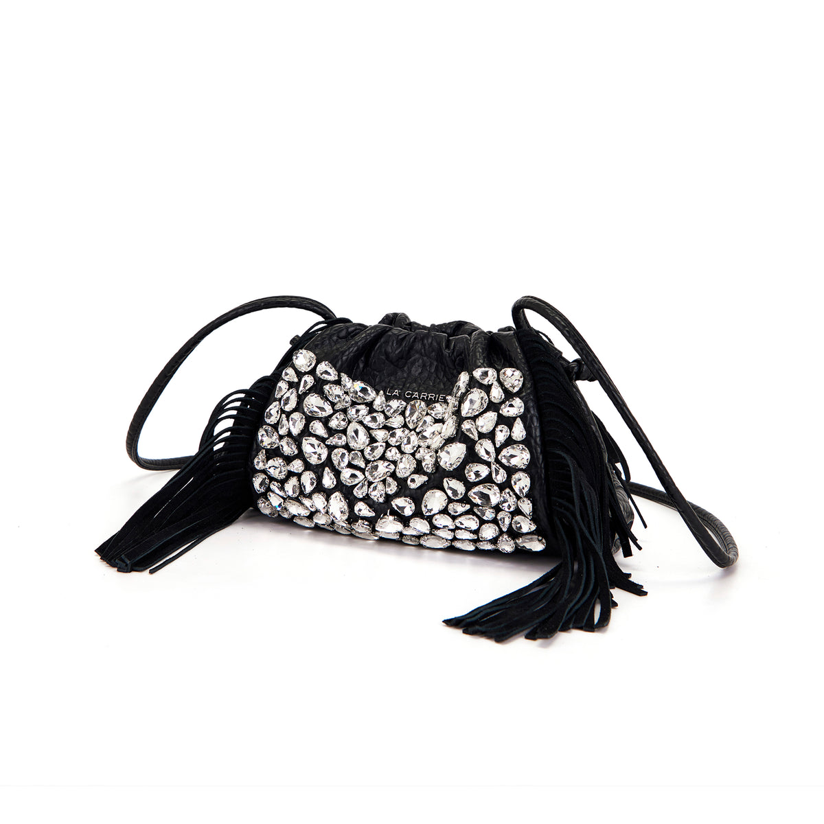 La Carrie borsa a tracolla in ecopelle "Capsule" Nero 162C-LS-723-PUB.BLACK
