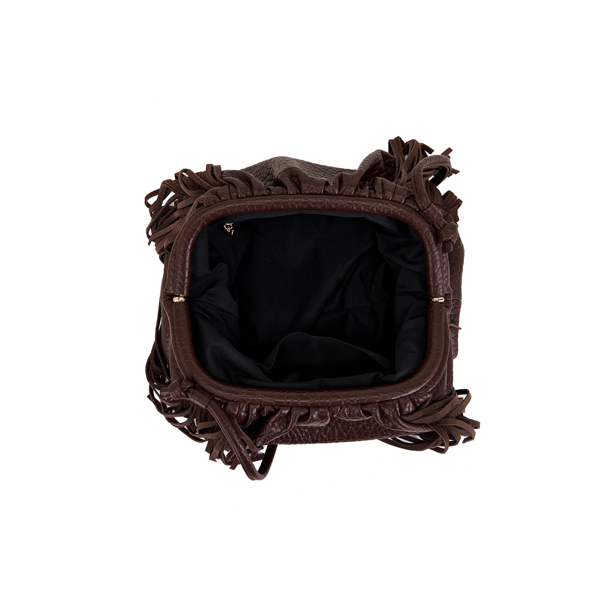 La Carrie borsa a tracolla in ecopelle "Capsule" Marrone 162C-LT-730-PUB.DARK BROWN