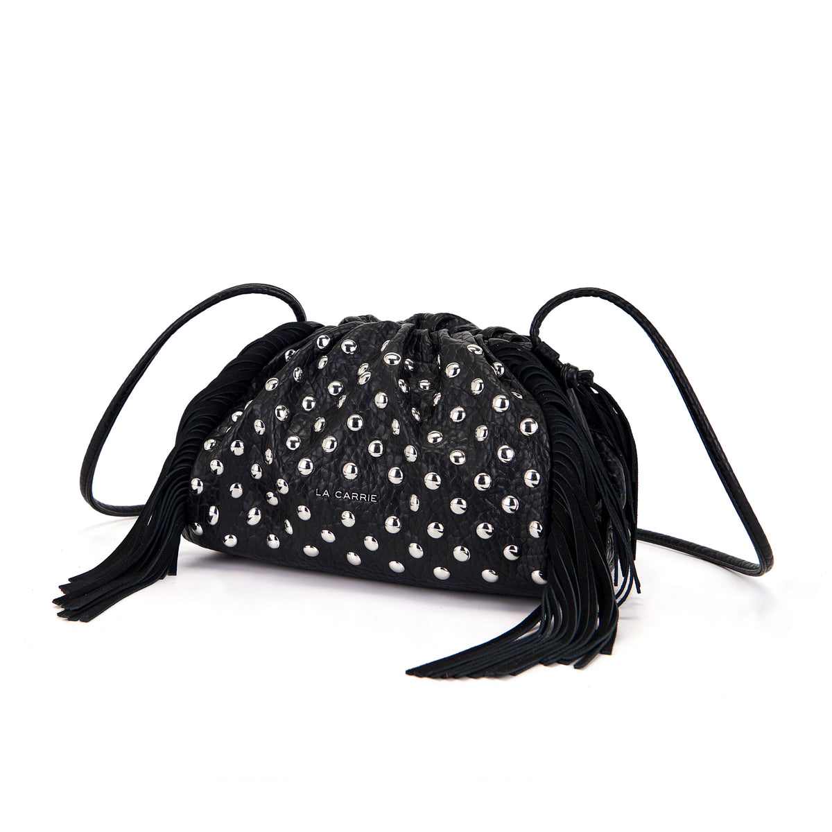 La Carrie borsa a tracolla in ecopelle "Capsule" Nero 162C-LT-732-PUB.BLACK