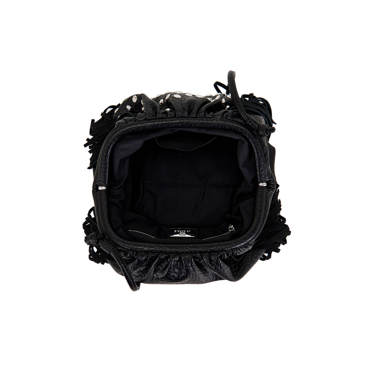 La Carrie borsa a tracolla in ecopelle "Capsule" Nero 162C-LT-732-PUB.BLACK