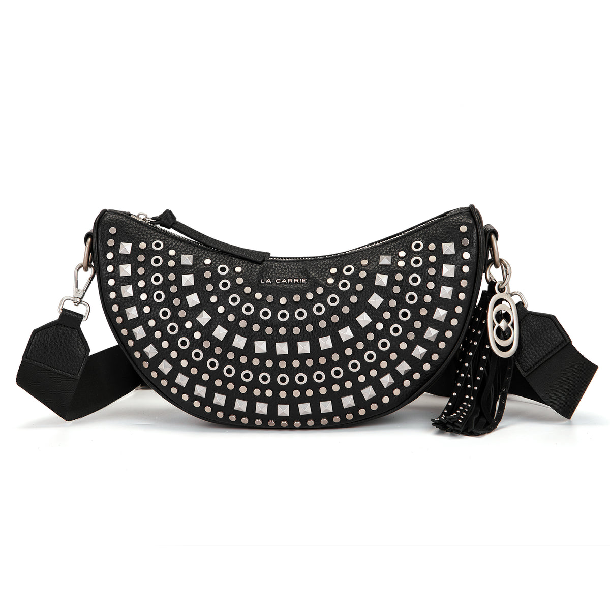 La Carrie borsa a tracolla in ecopelle "Solid" Nero 162M-ML-371-ECO.BLACK