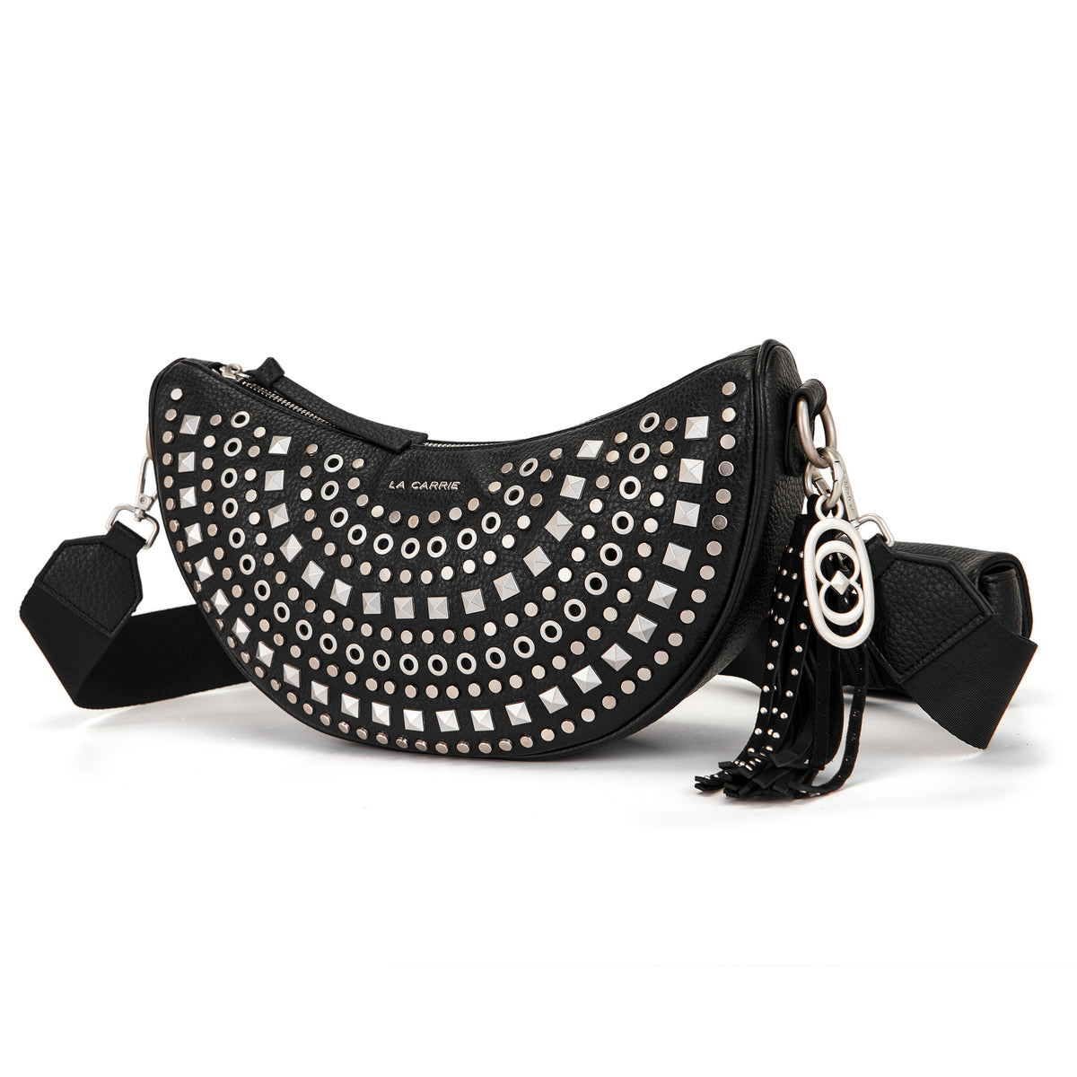 La Carrie borsa a tracolla in ecopelle "Solid" Nero 162M-ML-371-ECO.BLACK