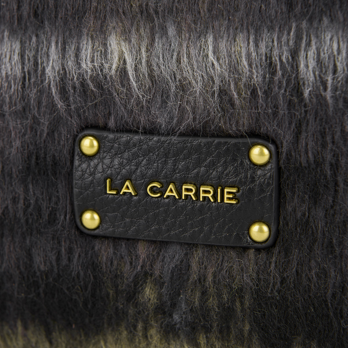La Carrie borsa a spalla in tessuto ed ecopelle "Kerala" Multicolor 162M-TX-471-CEC.BLACK