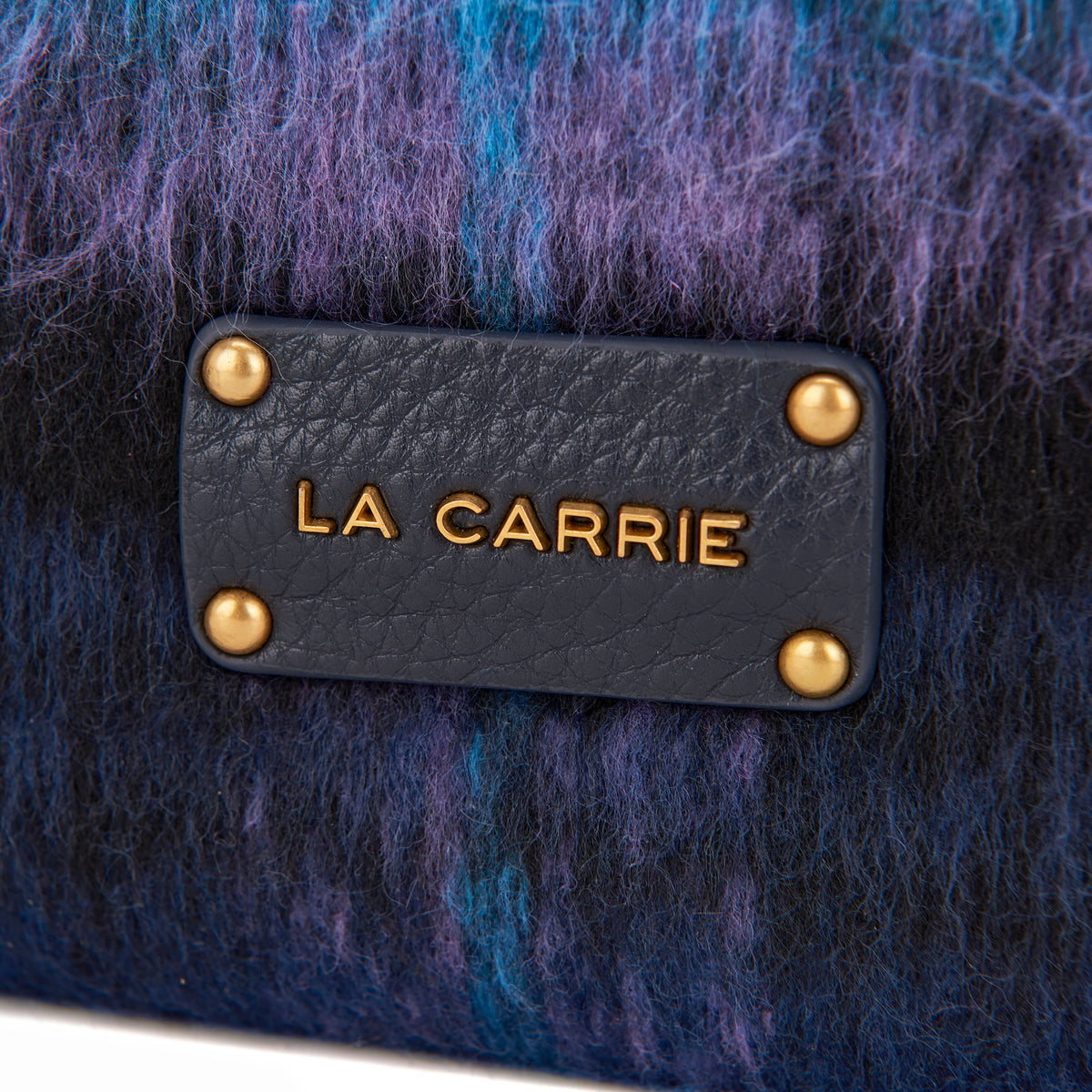La Carrie borsa a spalla in tessuto ed ecopelle "Kerala" Multicolor 162M-TX-471-CEC.NAVY