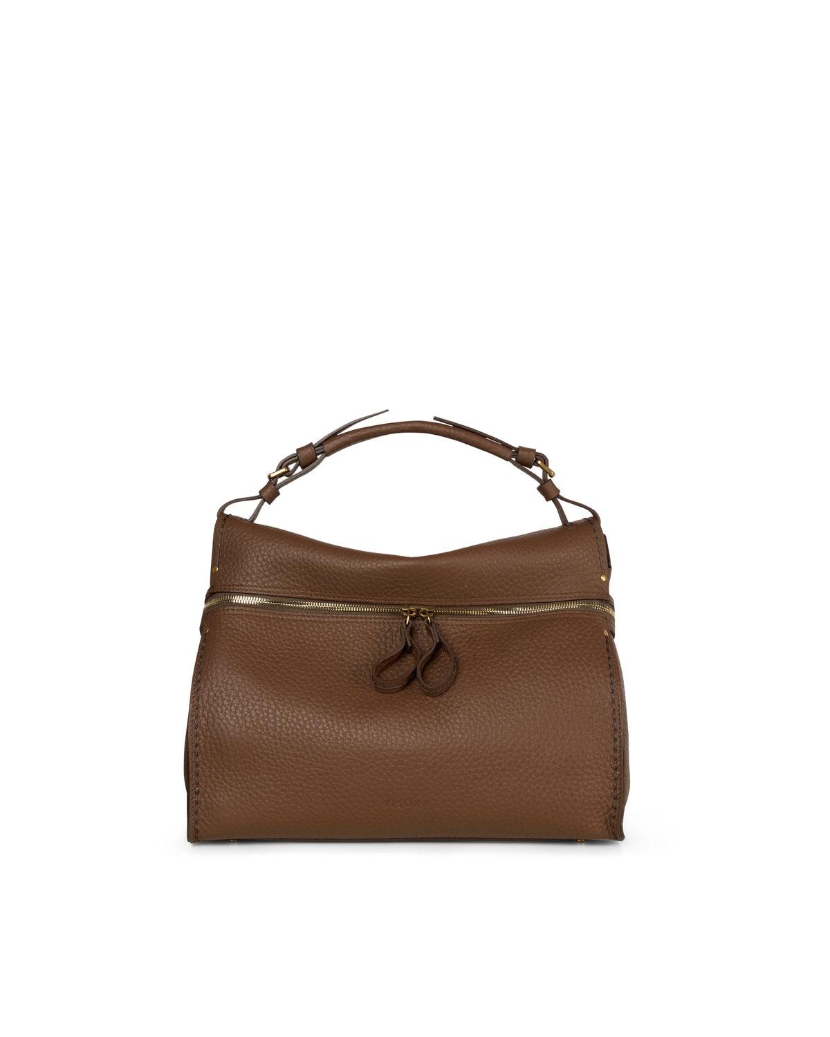 Visonà borsa a spalla in pelle "Felicita" Cuoio 26714.NOCE