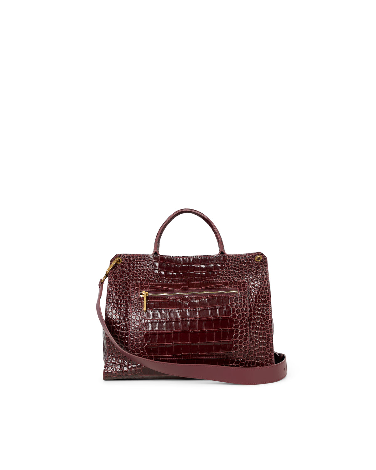 Visonà borsa a mano in pelle "Ornella" Bordeaux 26821 ST-COCCO.BORDEAUX