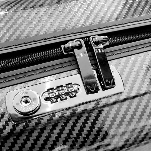 Roncato trolley grande in polipropilene "We Are Glam" Nero 5951.0162 NERO/PLATINO