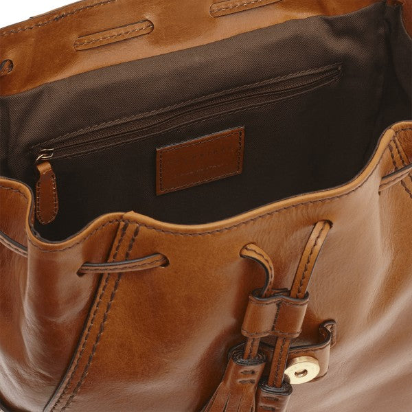 The Bridge zaino in pelle "Florentin" Marrone 04341701.14
