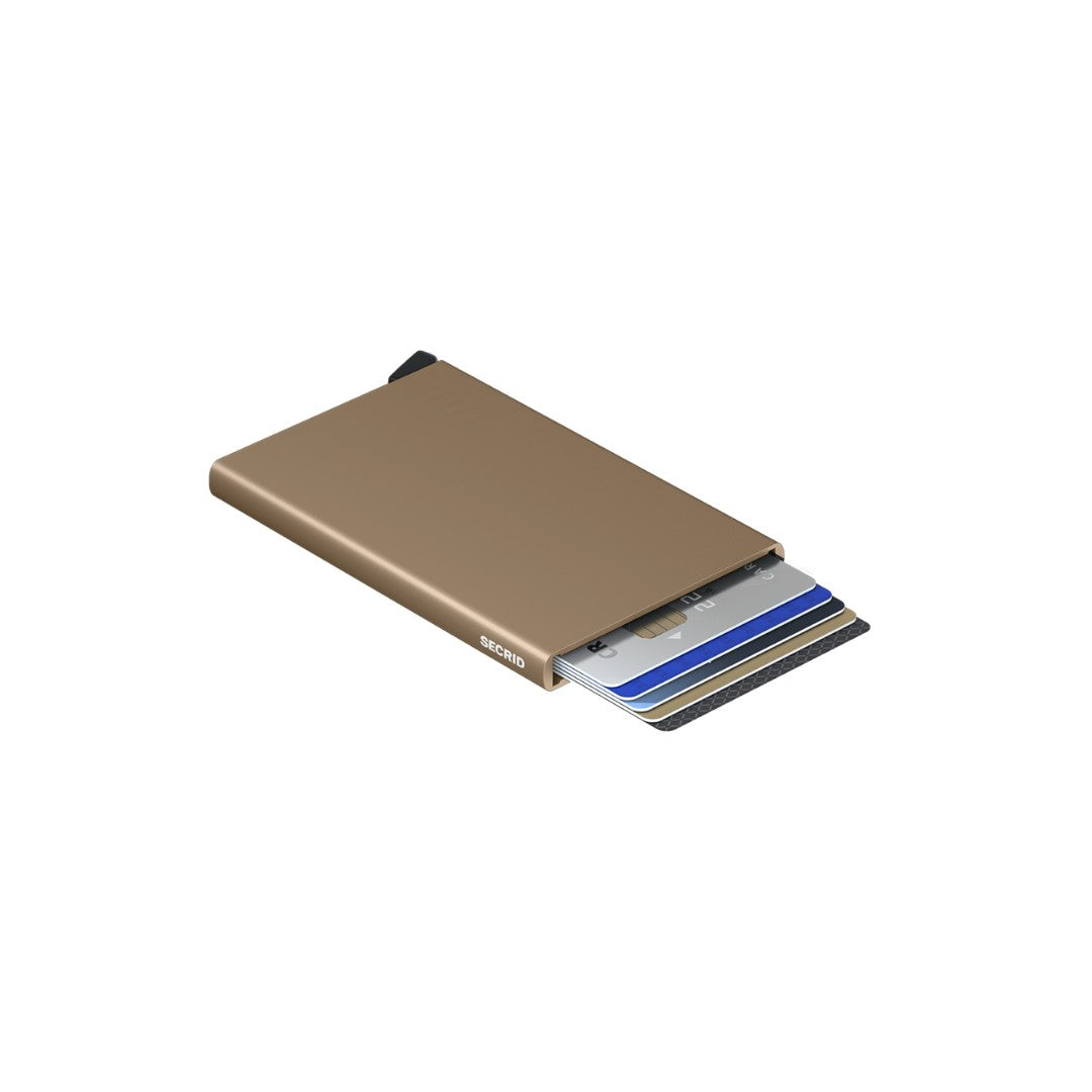Secrid porta carte di credito in alluminio "Cardprotector" Beige C.SAND