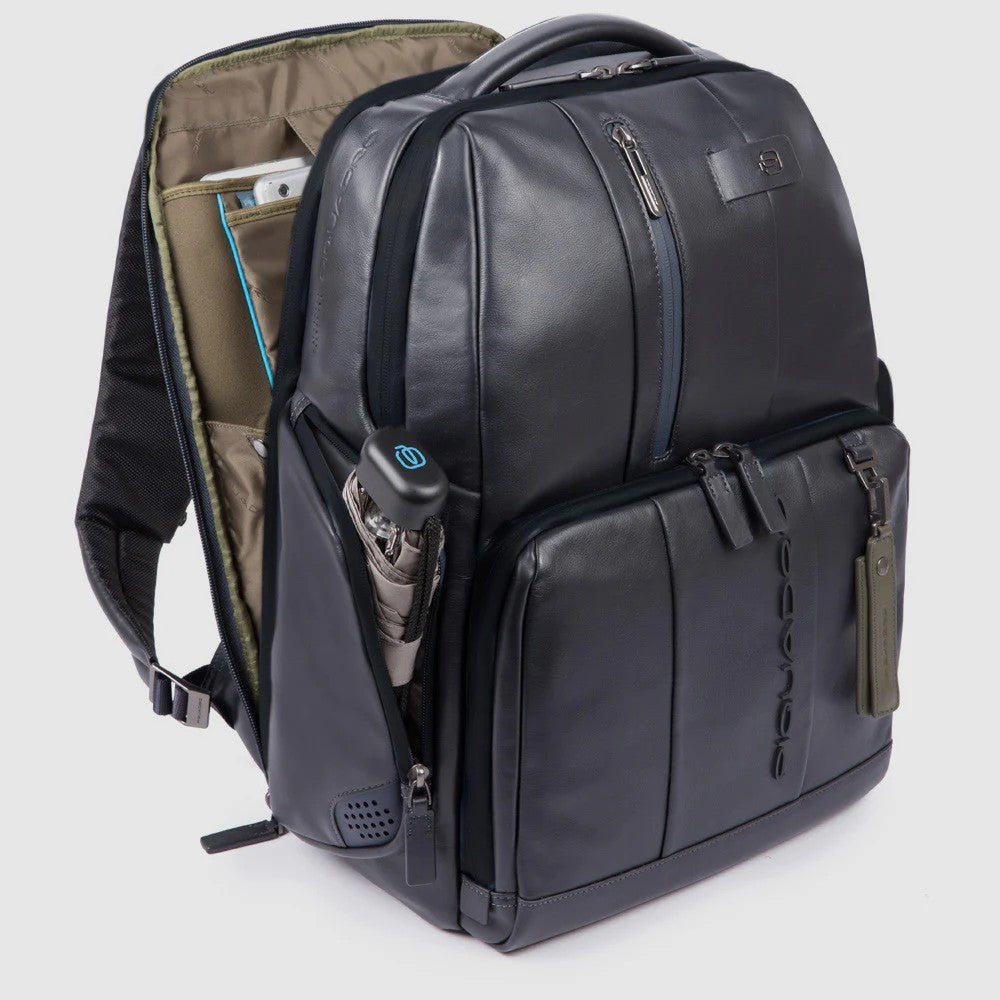 Piquadro zaino in pelle "UB00 - Urban" Blu CA4532UB00.BLU