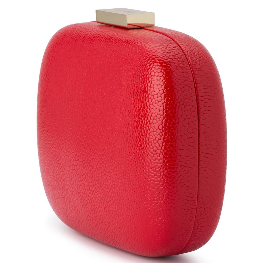 Olga Berg borsa da cerimonia in pelle "Malia" Rosso OB7447.RED
