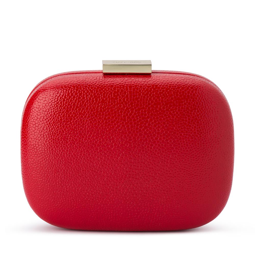 Olga Berg borsa da cerimonia in pelle "Malia" Rosso OB7447.RED