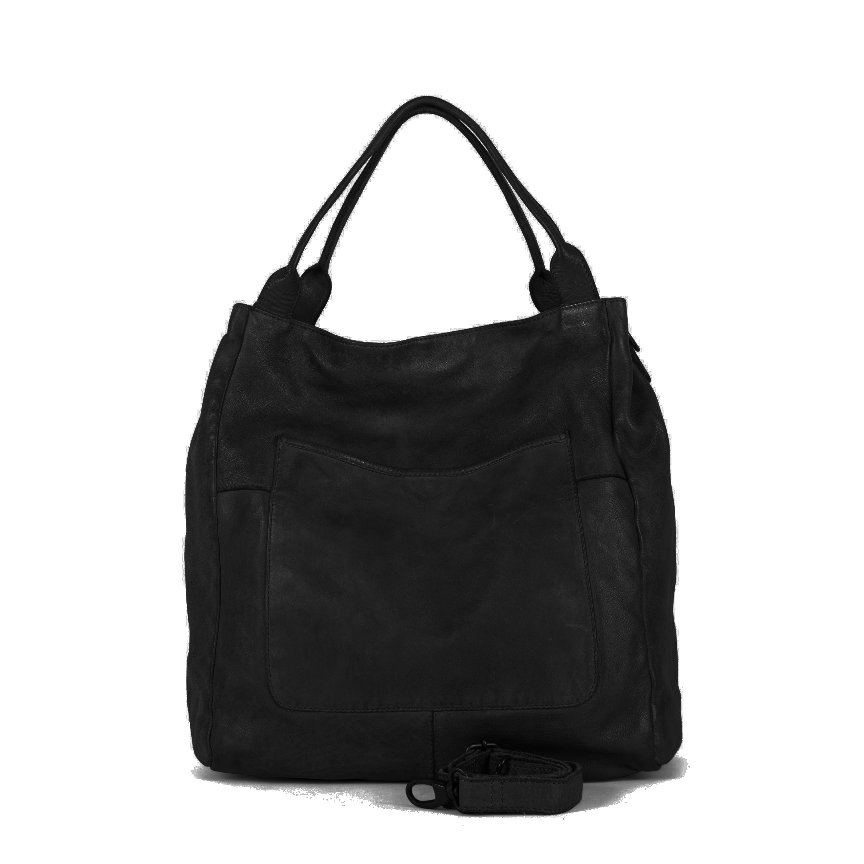 Gianni Conti borsa a spalla in pelle "Vintage" Nero 4203333.10