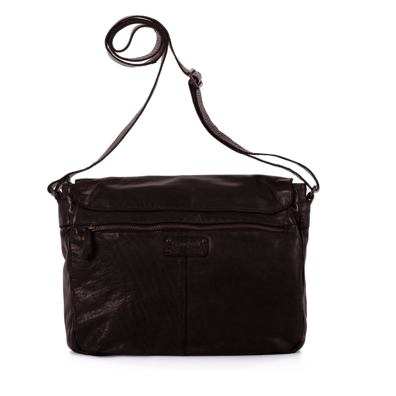 Gianni Conti messanger in pelle "Vintage" Marrone 4202746.20