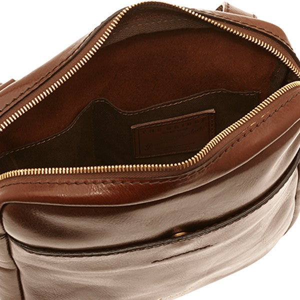 The Bridge borsello in pelle "Sfoderata Lux" Marrone 05403301.14
