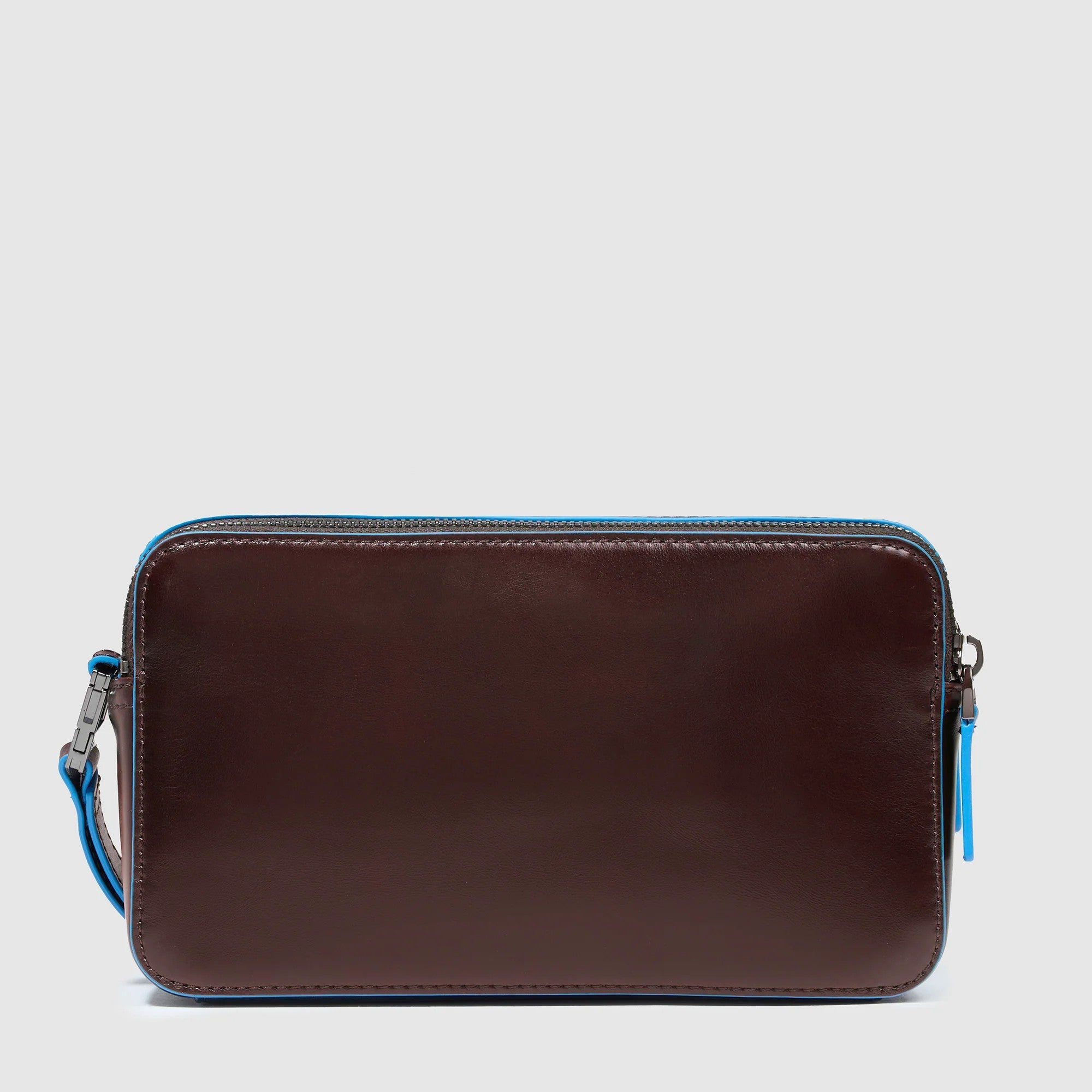Piquadro pochette in pelle "Blue Square" Marrone AC4221B2.MO