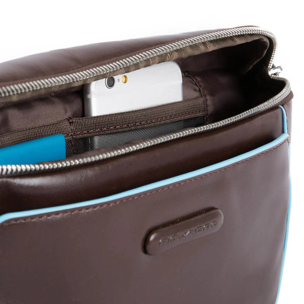 Piquadro marsupio in pelle "Blue Square" Marrone CA2174B2.MO
