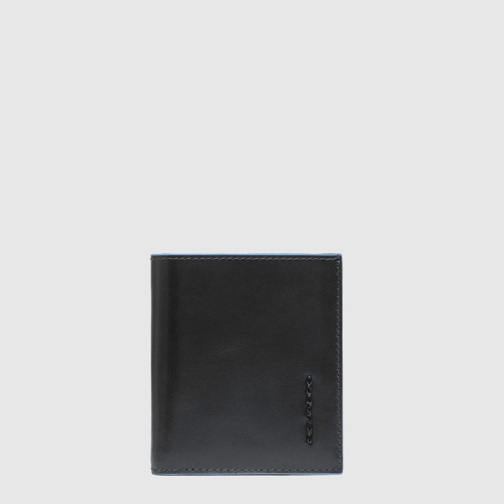 Piquadro portafogli in pelle "Blue Square" Nero PP1518B2R.N