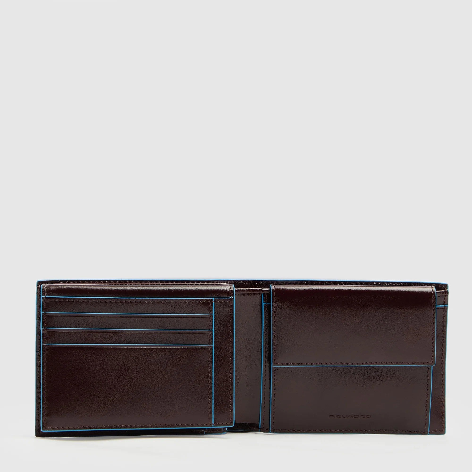 Piquadro portafogli in pelle "B2 - Blue Square" Marrone PU1392B2R.MO