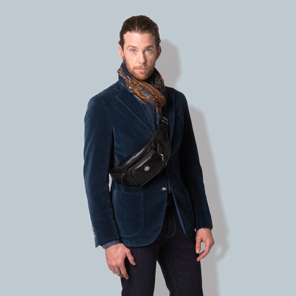 The Bridge marsupio in pelle "Story" Nero 07800101.20