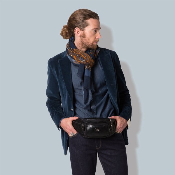 The Bridge marsupio in pelle "Story" Nero 07800101.20