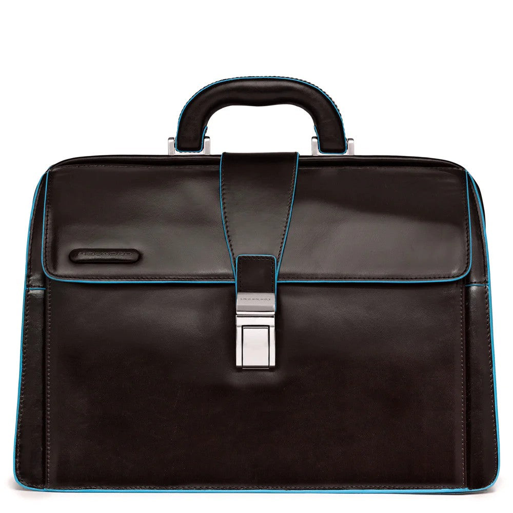 Piquadro borsa medico in pelle "Blue Square" Marrone CA2007B2.MO