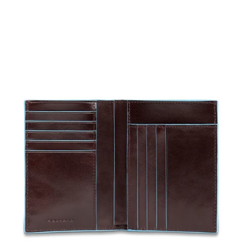 Piquadro porta documenti in pelle "Blue Square" Marrone PU1393B2.MO