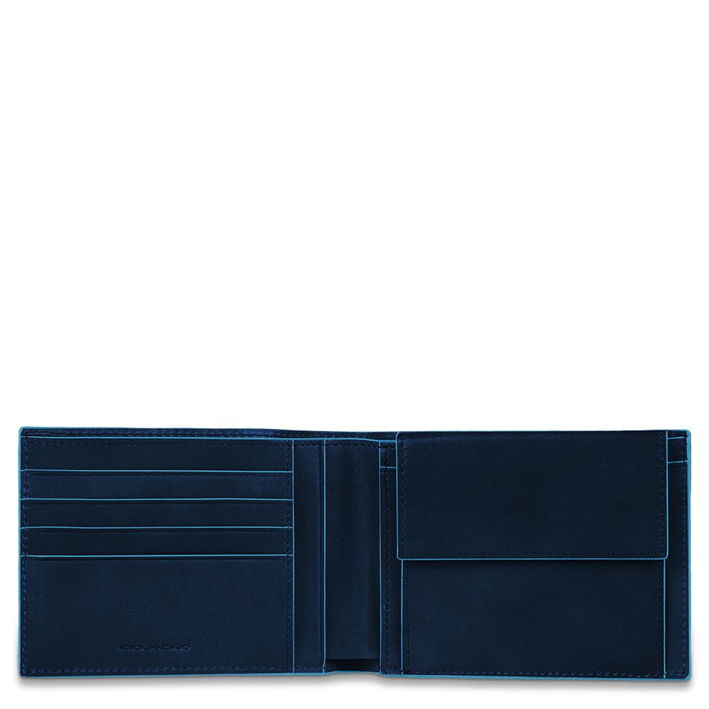Piquadro portafogli in pelle "B2 - Blue Square" PU257B2R.BLU2