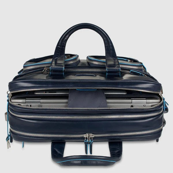 Piquadro borsa cartella da lavoro in pelle "Blue Square" CA2765B2.BLU2