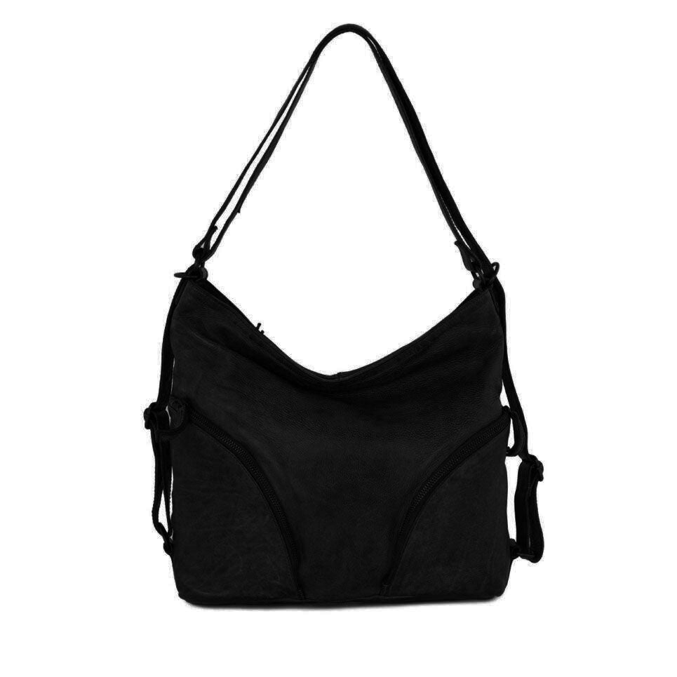 Gianni Conti borsa zaino in pelle "Vintage" Nero 4203328.10