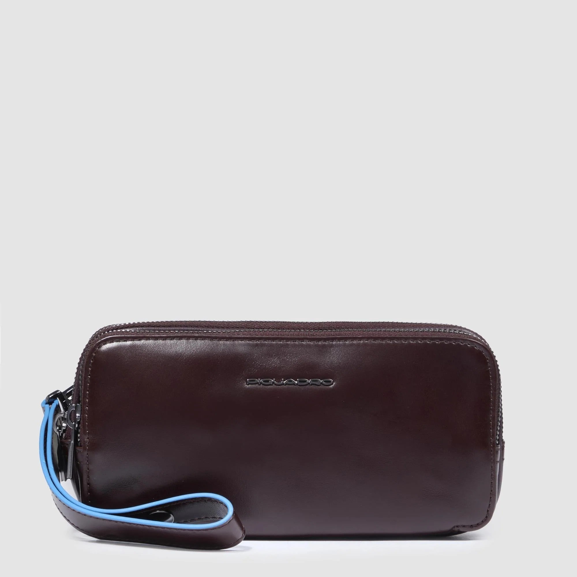 Piquadro pochette in pelle "B2 - Blue Square" Marrone AC2141B2.MO