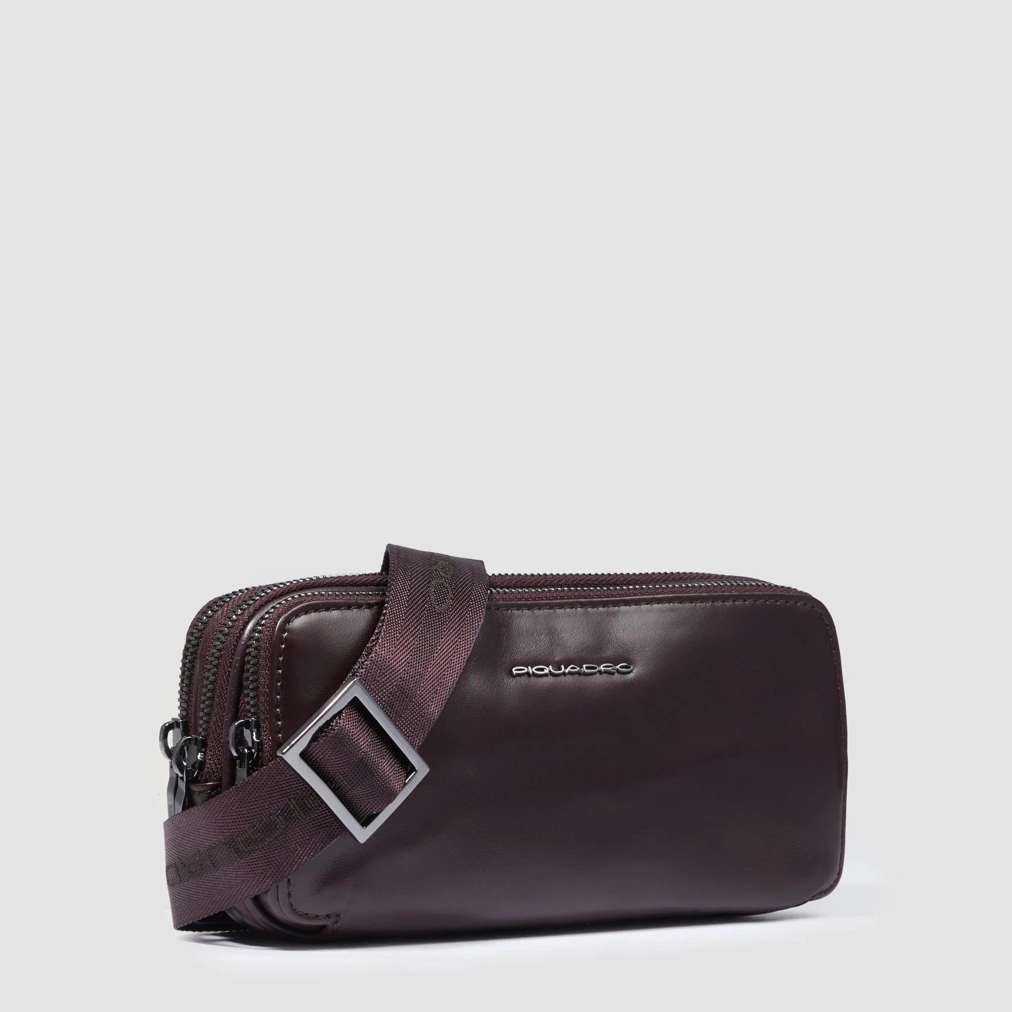 Piquadro pochette in pelle "B2 - Blue Square" Marrone AC2141B2.MO