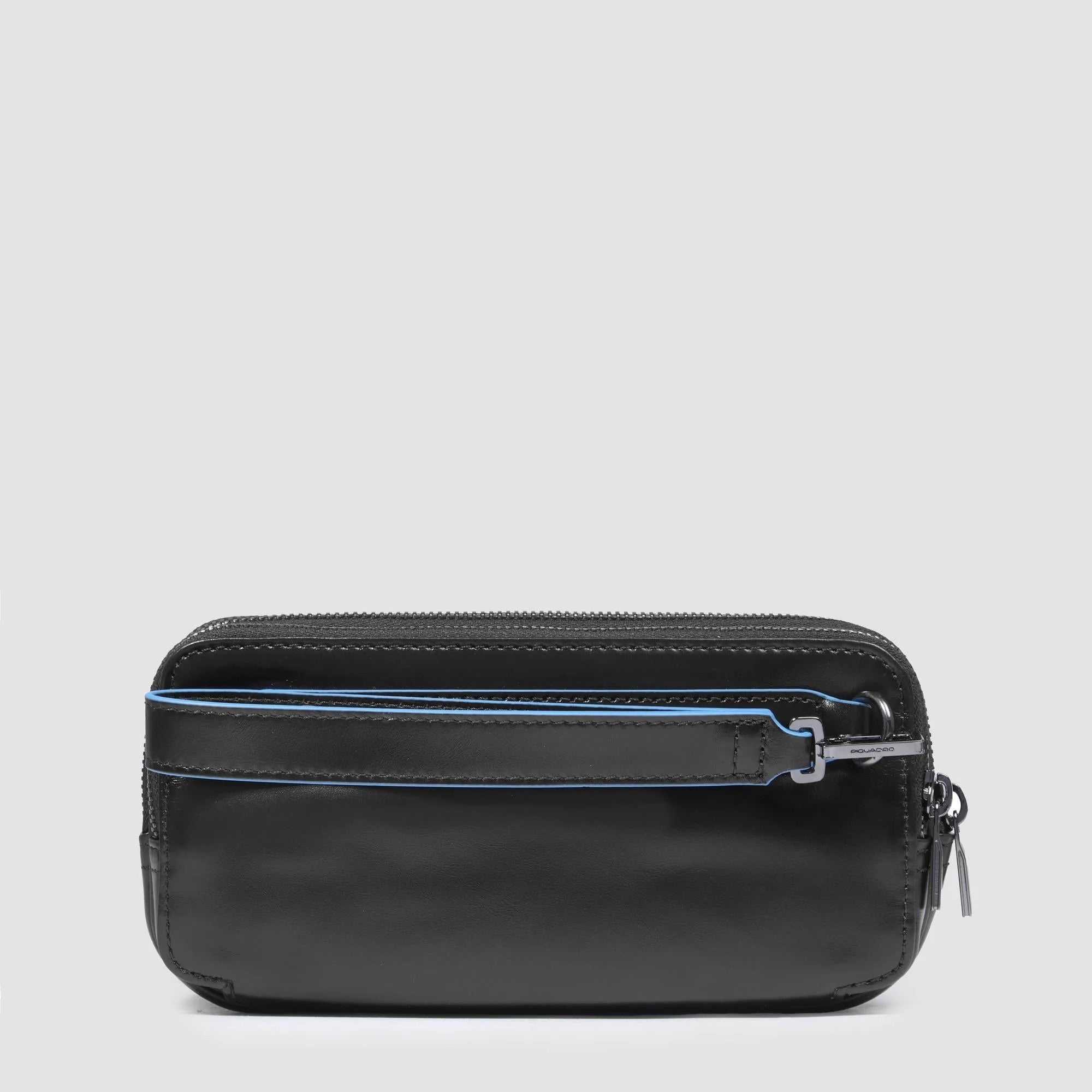 Piquadro pochette in pelle "B2 - Blue Square" Nero AC2141B2.N