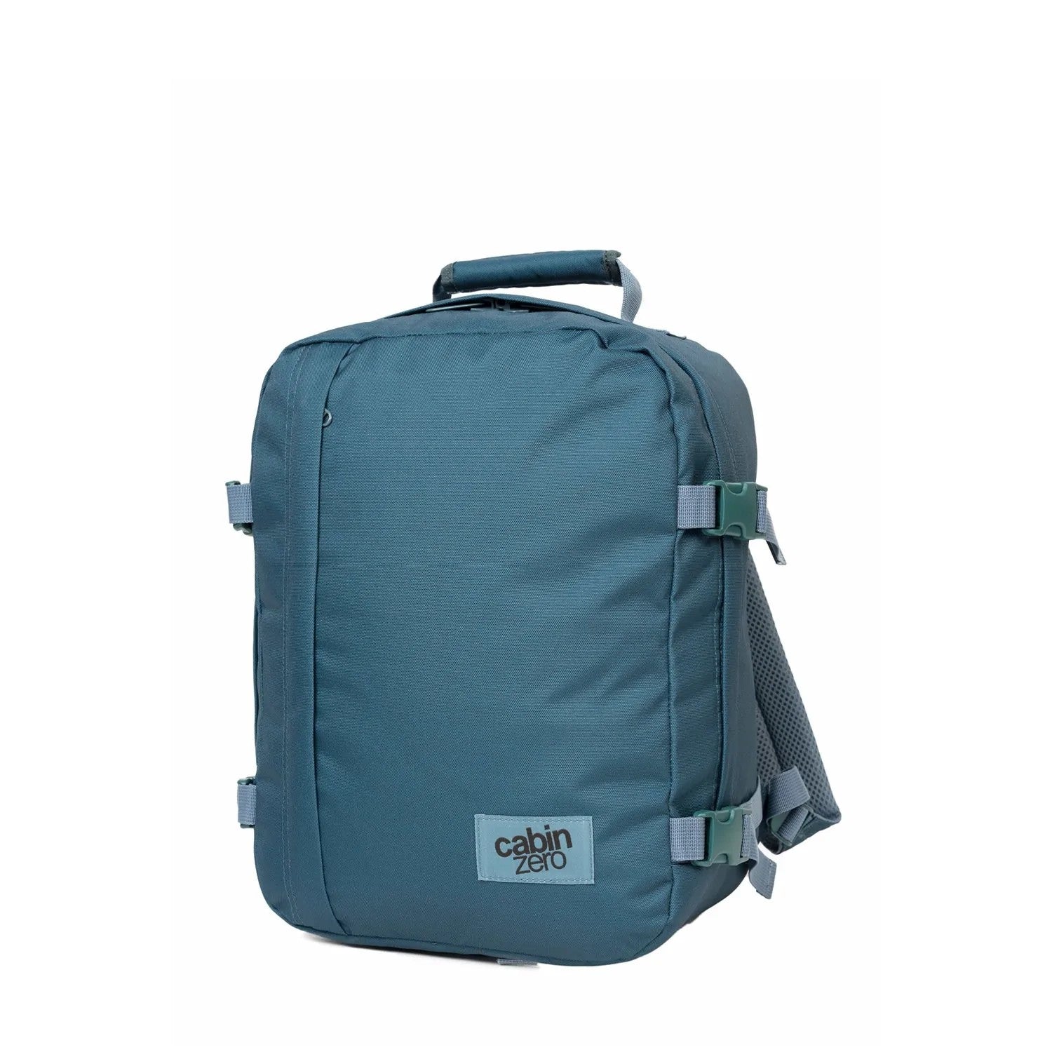 Cabin Zero zaino 28L da viaggio in tessuto "Classic" Azzurro CZ08.1803 ARUBA BLUE