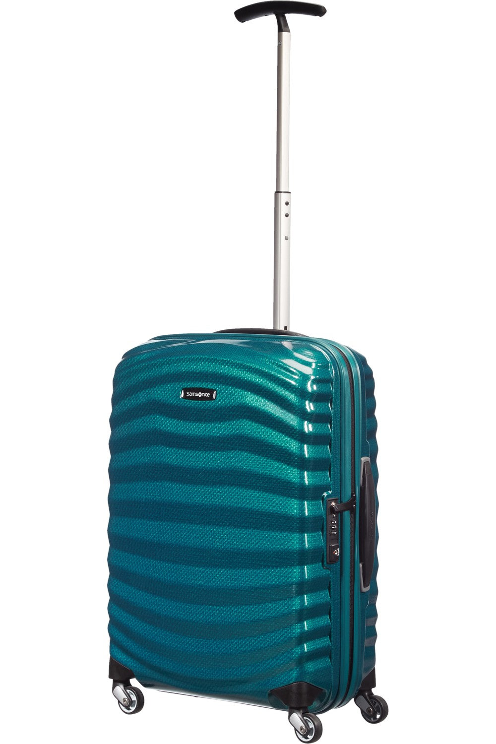 Samsonite trolley cabina in polipropilene "Lite Shock" Blu 62764.1686 PETROL BLUE