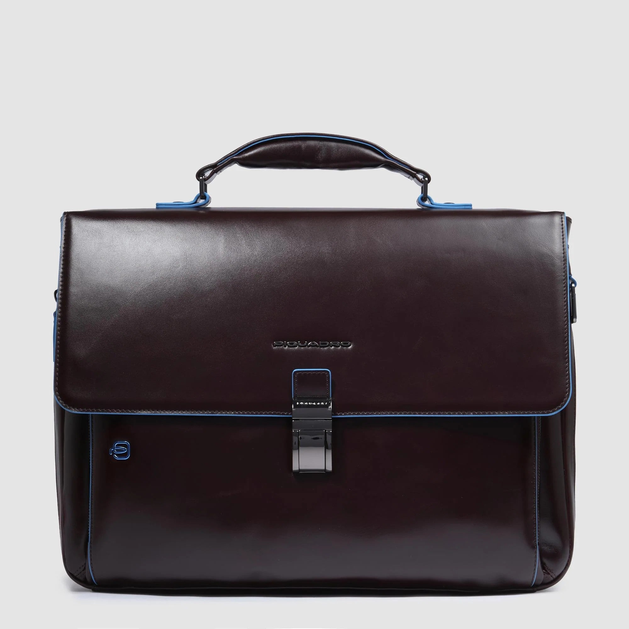 Piquadro borsa cartella da lavoro in pelle "Blue Square" Marrone CA3111B2.MO