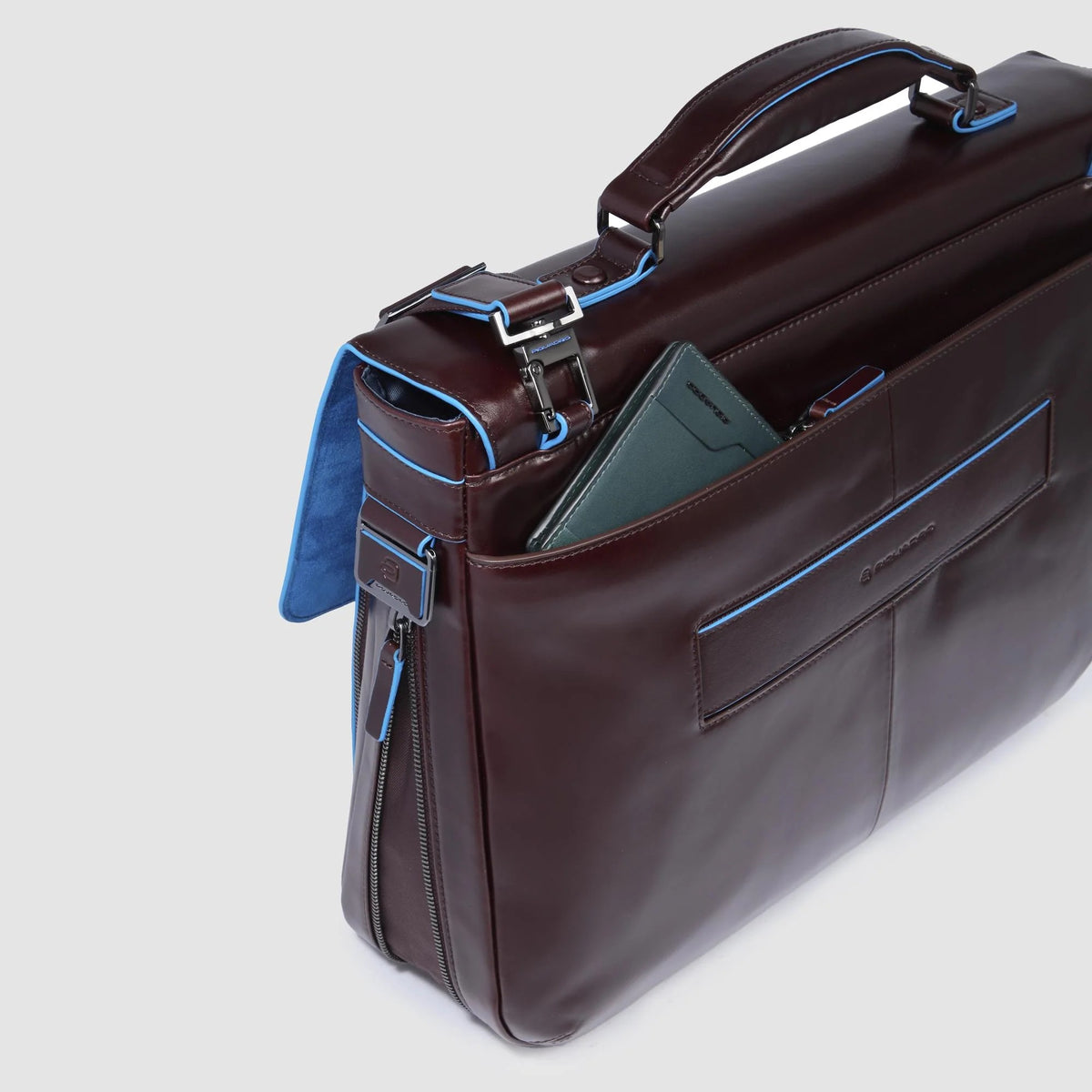 Piquadro borsa cartella da lavoro in pelle "Blue Square" Marrone CA3111B2.MO