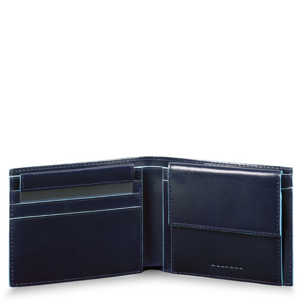 Piquadro portafogli in pelle "Blue Square" PU4188B2R.BLU2