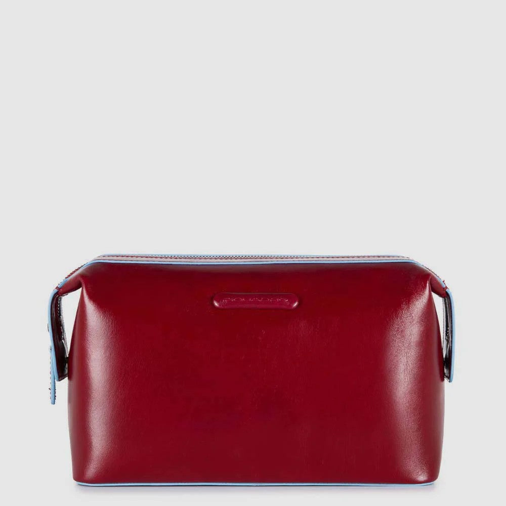 Piquadro beauty in pelle "Blue Square" Rosso BY3851B2.R