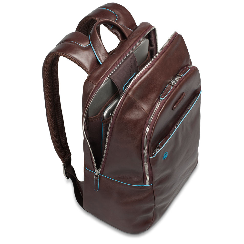 Piquadro zaino in pelle "Blue Square" Rosso CA3214B2.R