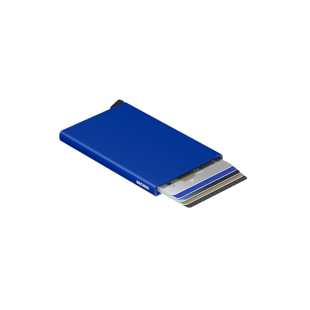 Secrid porta carte di credito in alluminio "Cardprotector" Blu C.BLUE