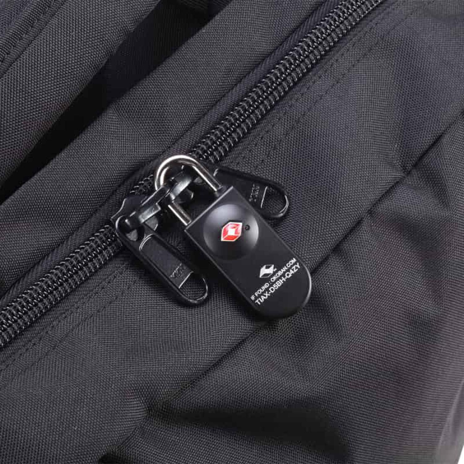 Cabin Zero zaino 28L da viaggio in tessuto "Classic" Nero CZ08.1201 ABSOLUTE BLACK