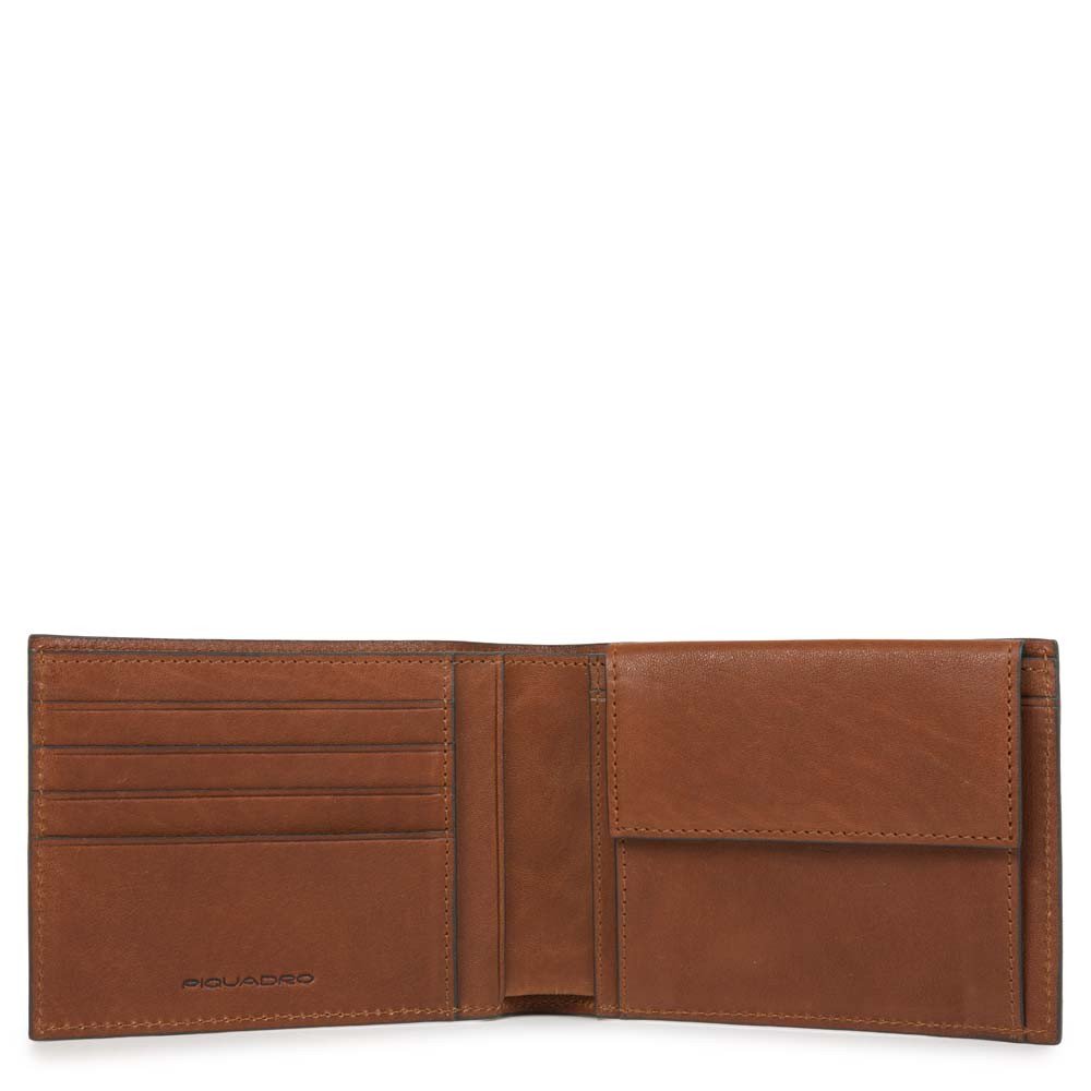 Piquadro portafogli in pelle "B3R - Black Square" Cuoio PU257B3R.CU