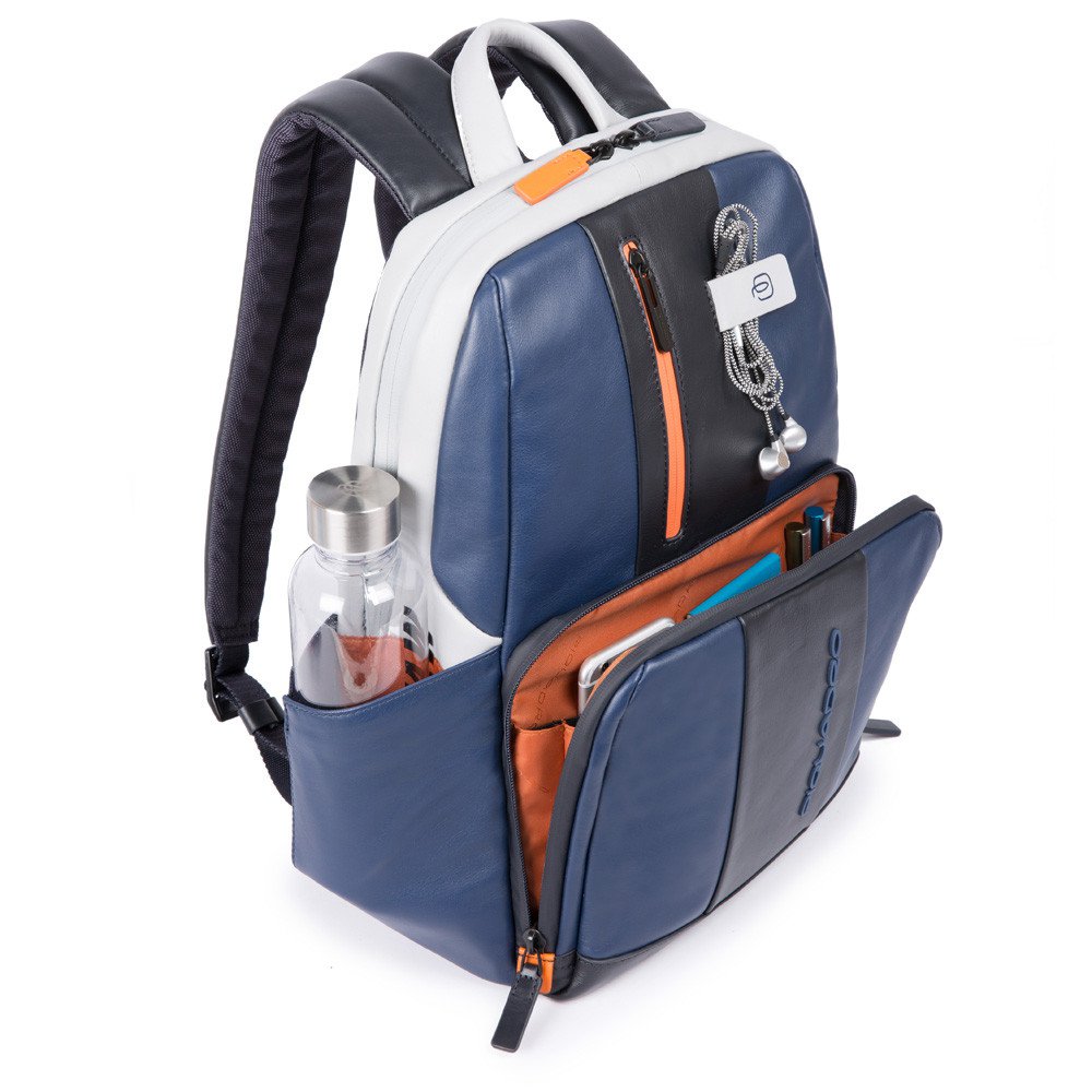 Piquadro zaino in pelle "UB00 - Urban" Blu CA3214UB00.BLGR