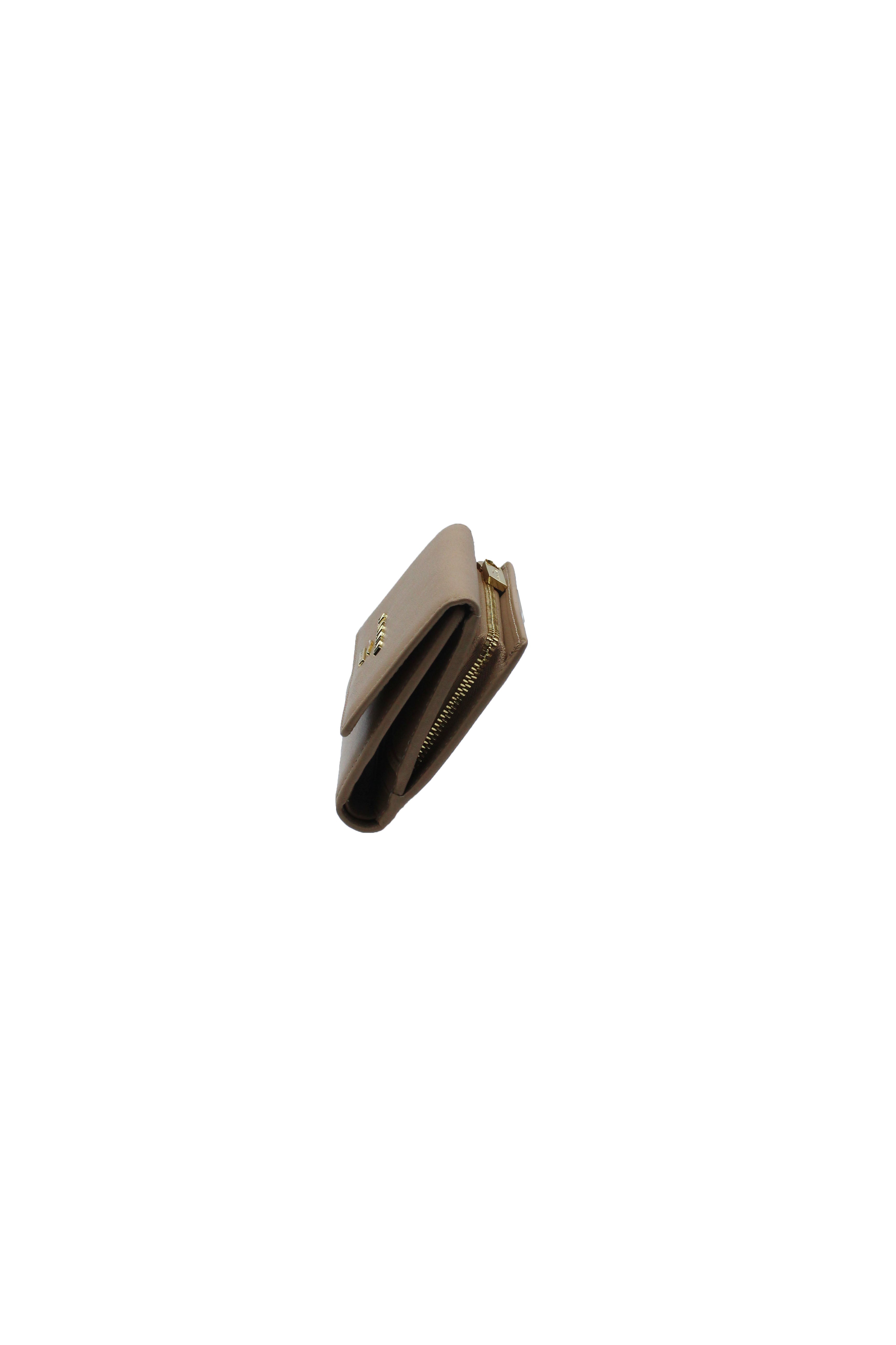 Nannini portafogli in pelle "Seduction Caracas" Beige QB0681.Beige