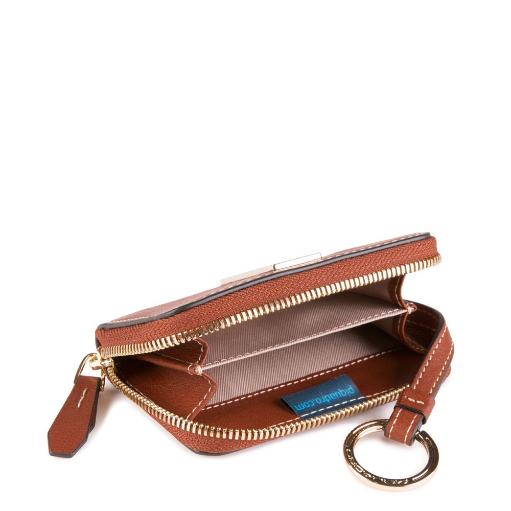 Piquadro portachiavi in pelle "Dafne" Cuoio PC4331DF.CU