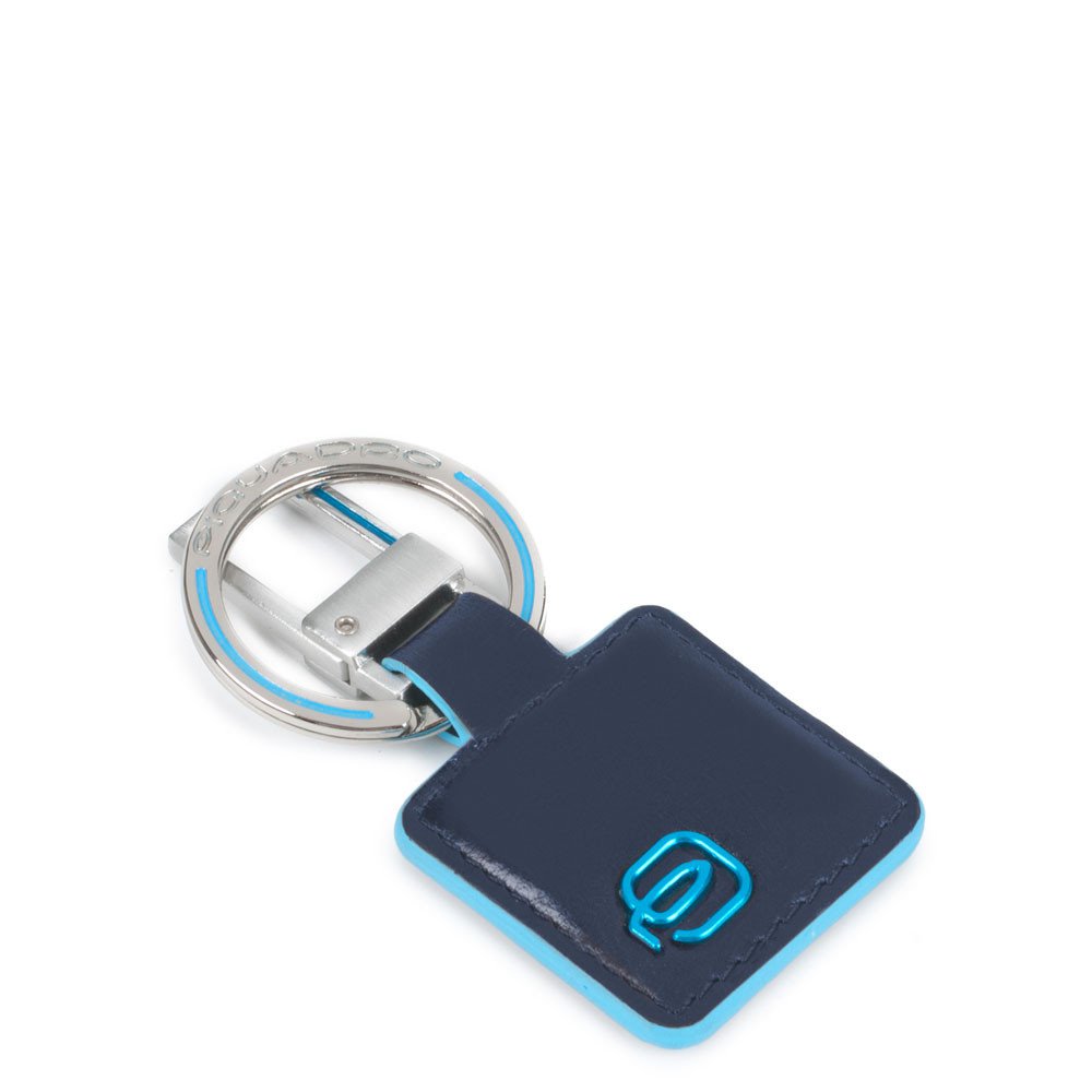 Piquadro portachiavi ciondolo in pelle "Blue Square" PC3757B2.BLU2
