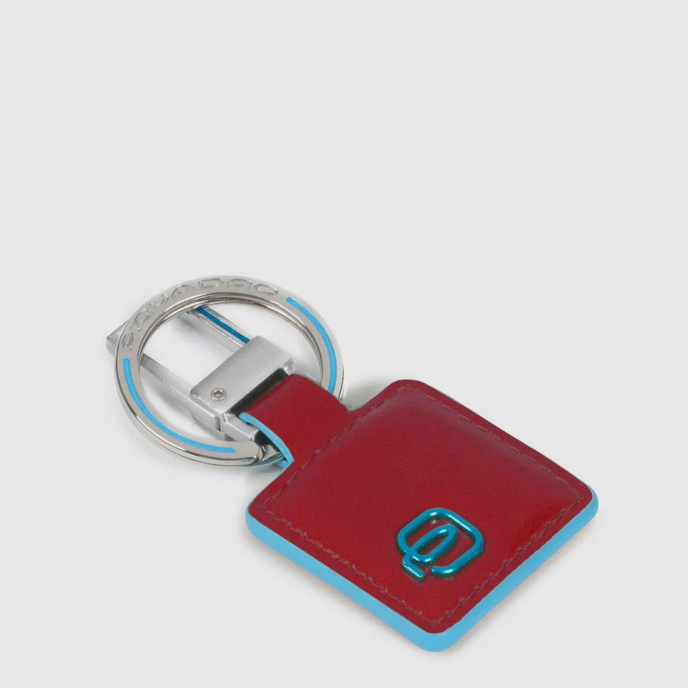 Piquadro portachiavi ciondolo in pelle "Blue Square" Rosso PC3757B2.R