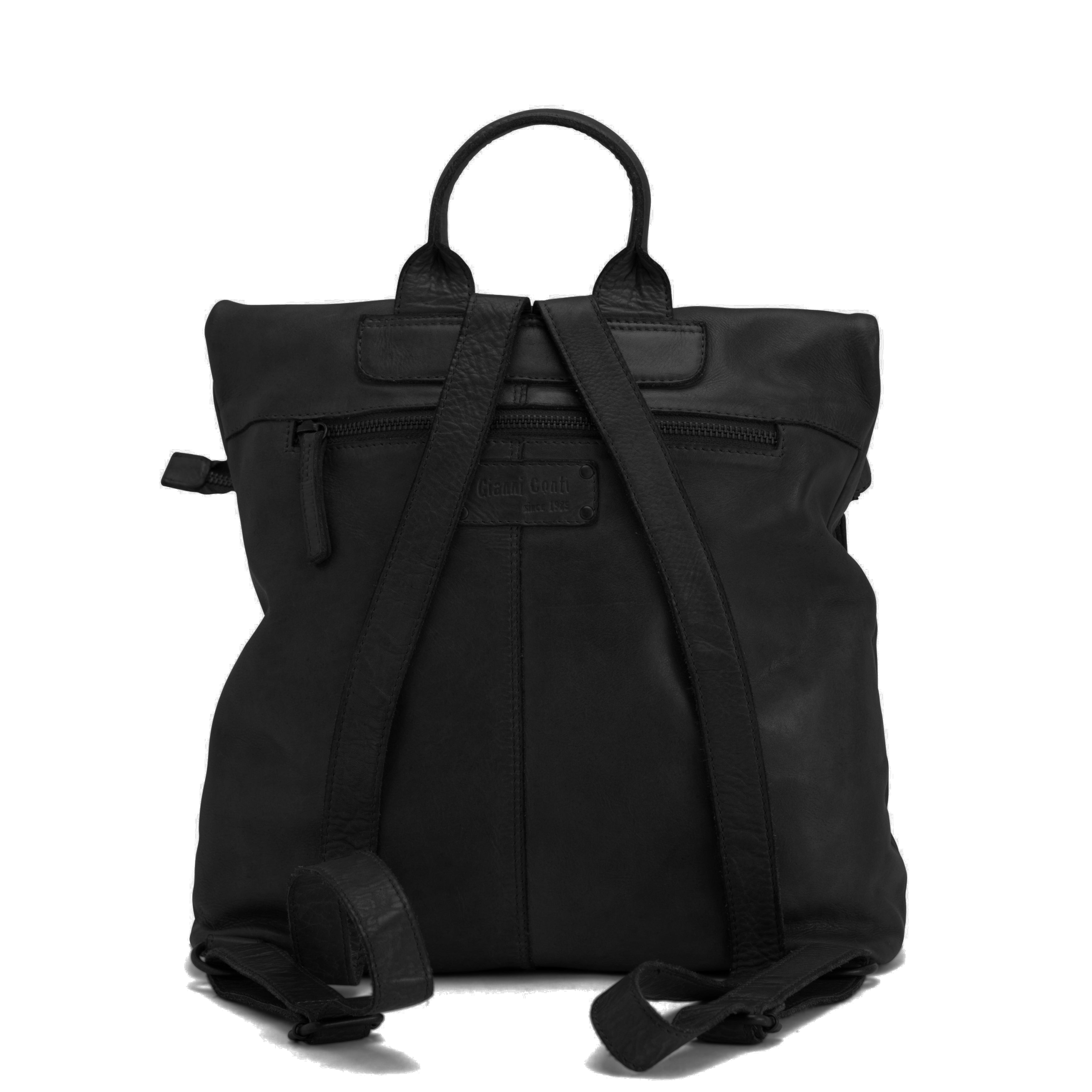Gianni Conti zaino in pelle "Vintage" Nero 4203391.10